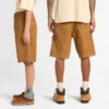 Carpenter-Shorts aus gewaschenem Duck-Canvas