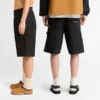 Carpenter-Shorts aus gewaschenem Duck-Canvas