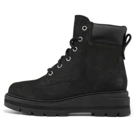 Cheyenne Valley Mid Wide Fit Stiefel „Schwarz Nubuck“