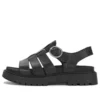 Clairemont Way Fisherman Sandalen „Schwarz Nubuck“