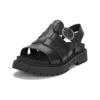 Clairemont Way Fisherman Sandalen „Schwarz Nubuck“