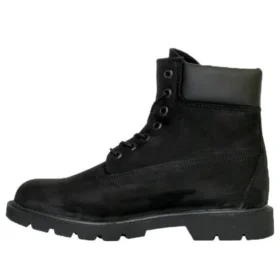 Classic 6″“ Wasserdichte Stiefel „Schwarzes Nubukleder“