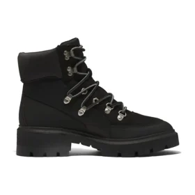 Cortina Valley Wasserdichte Mid-Hiker-Stiefel „Schwarz Full Grain“