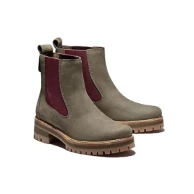 Courmayeur Valley Chelsea-Stiefel „Olive Nubuck“