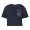Cropped T-Shirt „Navy“