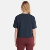 Cropped T-Shirt „Navy“