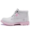 Damen Nellie Chukka Double Wasserdichter Stiefel „Grau-Rosa“