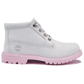 Damen Nellie Chukka Double Wasserdichter Stiefel „Grau-Rosa“