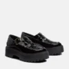 Damen-Plateauschuh „Stone Street“ aus Lackleder mit Schnalle Damen-Plateauschuh „Stone Street“ aus Lackleder mit Schnalle