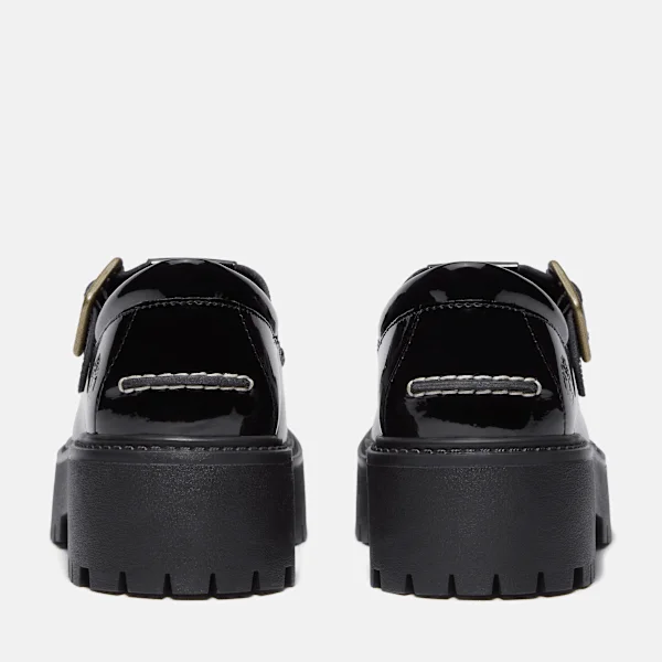 Damen-Plateauschuh „Stone Street“ aus Lackleder mit Schnalle Damen-Plateauschuh „Stone Street“ aus Lackleder mit Schnalle