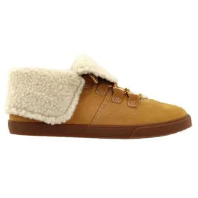 Dausette Fleece-Stiefel mit Umschlag „Braun“