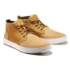 Davis Square Chukka Stiefel aus Leder und Stoff „Weizen“