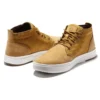 Davis Square Chukka Stiefel aus Leder und Stoff „Weizen“