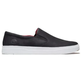 Davis Square Slip-Ons „Schwarz Nubuck“