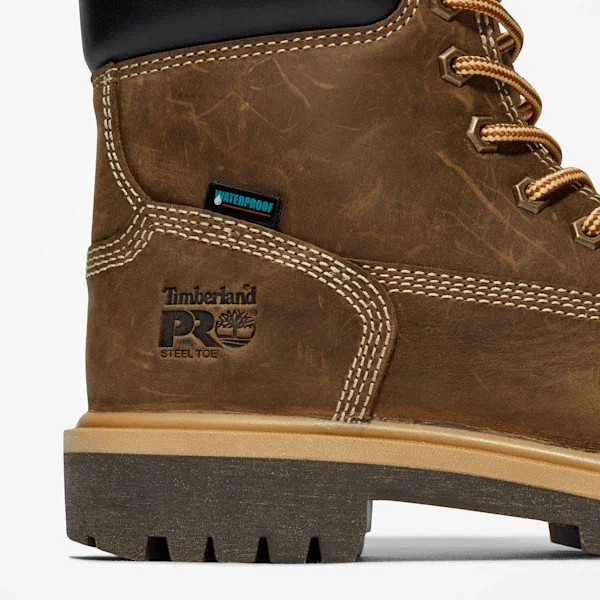 Direkt befestigte Arbeitsstiefel mit Stahlkappe für Damen – Kaffeebraun Direkt befestigte Arbeitsstiefel mit Stahlkappe für Damen – Kaffeebraun