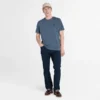 Dunstan River Kurzarm-T-Shirt für Herren, stückgefärbt Dunstan River Kurzarm-T-Shirt für Herren, stückgefärbt