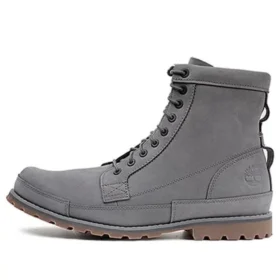 Earthkeeper Original-Leder-Stiefel (15 cm) mit breiter Passform „Dark Grey Nubuck“