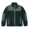 Earthkeepers by Raeburn High-Pile Wool Fleece Jacke „Balsam Green“