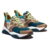 Emerald Bay Mixed-Media-Sneaker „Teal Multi-Color“