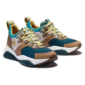 Emerald Bay Mixed-Media-Sneaker „Teal Multi-Color“