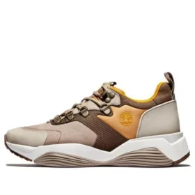 Emerald Bay Mixed-Media Sneakers Braun