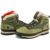 Euro Hiker Leder- und Stoff-Wanderschuh „Dark Green Nubuck“
