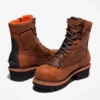 Evergreen Logger Wasserdichter Arbeitsstiefel für Herren mit Zehenschutzkappe