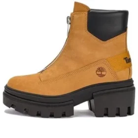 Everleigh Front-Zip Stiefel „Weizen Nubuck“