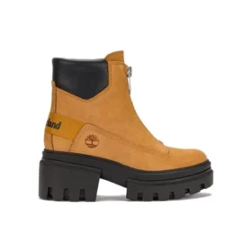 Everleigh Front-Zip Stiefel „Weizen Nubuck“