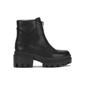 Everleigh Stiefel mit Frontreißverschluss „Schwarz Nubuck“