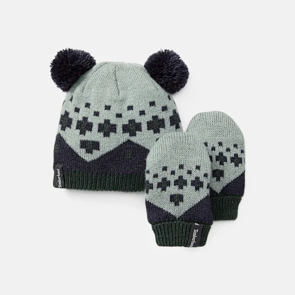 Fairisle-Hüte- und Fäustlingsset für Kinder Fairisle-Hüte- und Fäustlingsset für Kinder