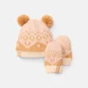Fairisle-Hüte- und Fäustlingsset für Kinder Fairisle-Hüte- und Fäustlingsset für Kinder