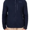 Fleece-Logo-Sweatshirt mit Taschen „Navy“