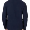 Fleece-Logo-Sweatshirt mit Taschen „Navy“