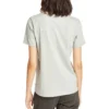 Freizeit-T-Shirt mit Rundhalsausschnitt und Shorts, bedruckt, grau