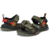 Garrison Trail Sandalen „Olive Green Schwarz“