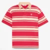 Gestreiftes Kurzarm-Rugby-Poloshirt Gestreiftes Kurzarm-Rugby-Poloshirt