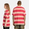 Gestreiftes Kurzarm-Rugby-Poloshirt Gestreiftes Kurzarm-Rugby-Poloshirt