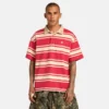Gestreiftes Kurzarm-Rugby-Poloshirt Gestreiftes Kurzarm-Rugby-Poloshirt