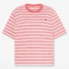 Gestreiftes Kurzarm-T-Shirt für Damen Gestreiftes Kurzarm-T-Shirt für Damen