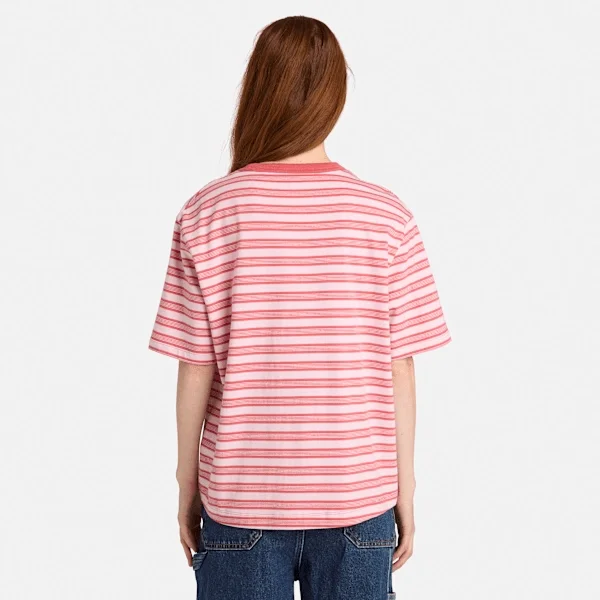 Gestreiftes Kurzarm-T-Shirt für Damen Gestreiftes Kurzarm-T-Shirt für Damen