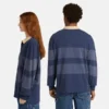 Gestreiftes Langarm-Rugby-Poloshirt Gestreiftes Langarm-Rugby-Poloshirt