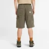 Gewaschene Heavy-Twill-Carpenter-Shorts „Olive Green“