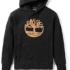Golden Logo Hoodie „Schwarz“