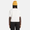 Grafik-Crop-T-Shirt „Weiß“