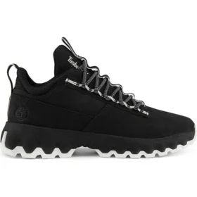 GreenStride Edge Low Sneaker „Schwarz Nubuck“