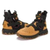 GreenStride Edge Schnürstiefelsandalen „Wheat Black“