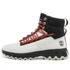 GreenStride Edge Waterproof Wide Fit Stiefel „White Nubuck“
