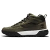 GreenStride Motion 6 Leder-Wanderstiefel „Dark Green“