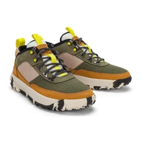 GreenStride Motion 6 Low Schuh „Weizenfarbenes Nubukleder mit Beige“